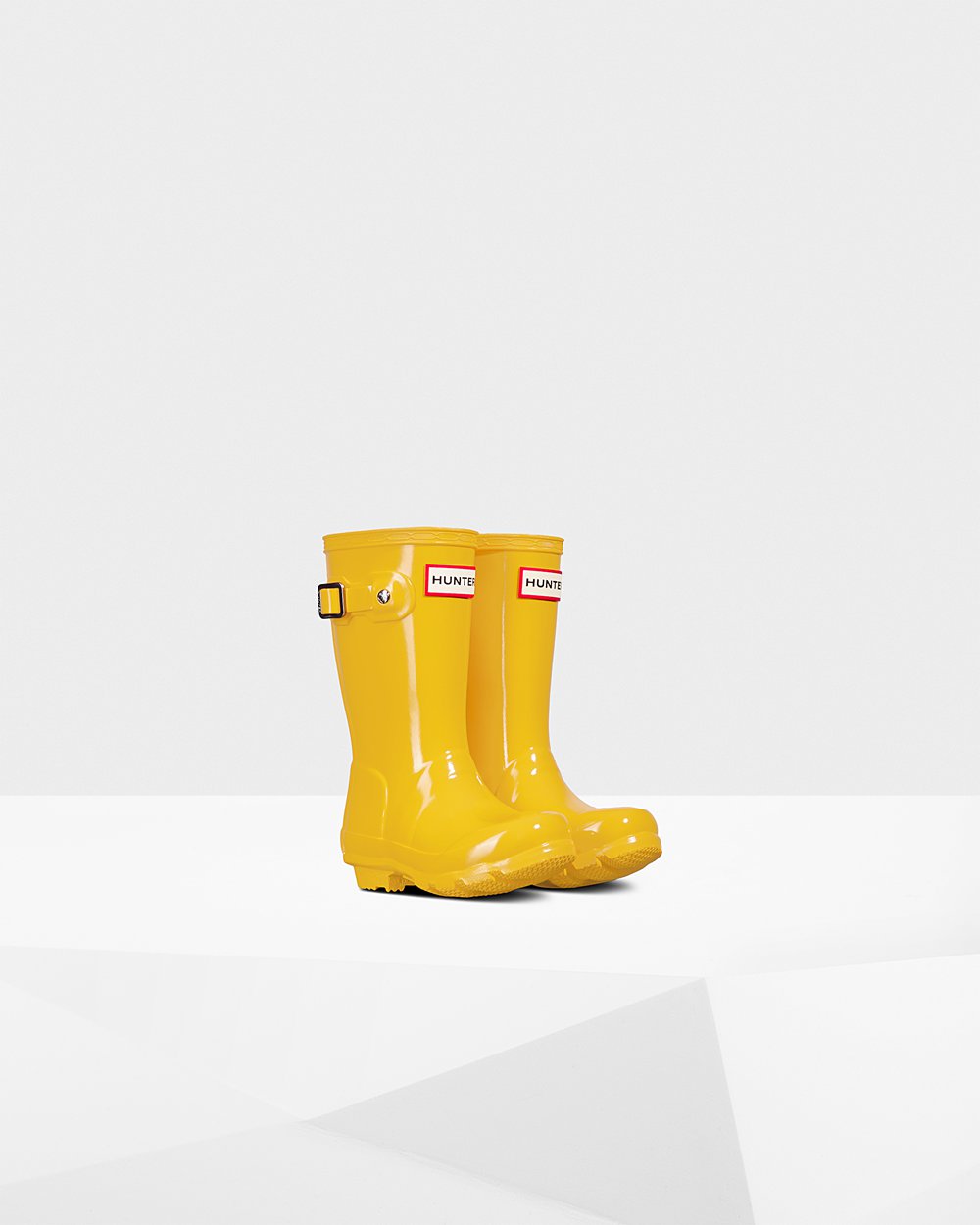 Botas de Lluvia Hunter Niños - Original Little Gloss - Amarillos - NLQYAIG-50